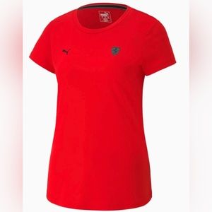 Puma Motor Sport Ferrari Woman’s Red T-Shirt